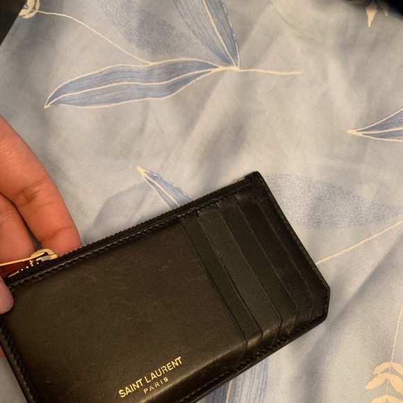 Saint Laurent Fragment Zipped Carr case - Picture 4 of 7